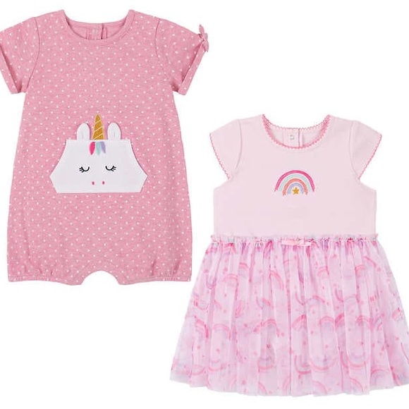 Unicorn Rainbow Set Dress & Romper Kids Headquarters - Picture 6 of 6